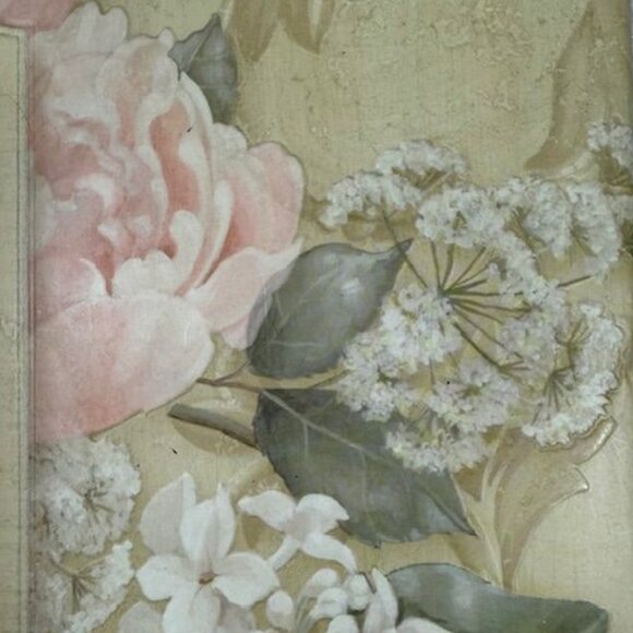 Vintage K & Company 13.75" x 12.5" English Floral Scrapbook Kit Papers & Vellums - Picture 6 of 16